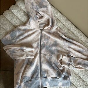 TNA waffle knit Tie-Dye hoodie